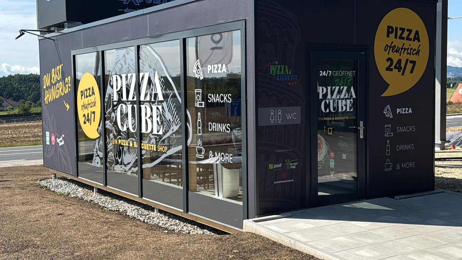 Pizza Cube Meggenhofen — Pizzaautomat an der Tankstelle