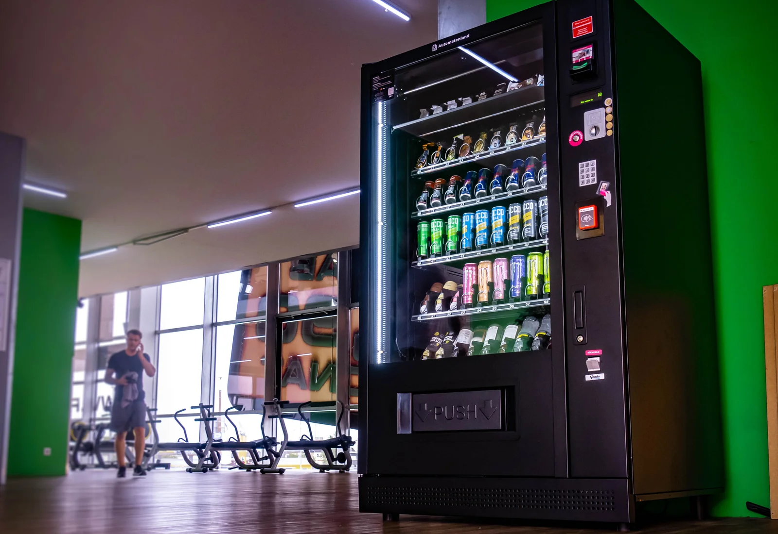 PANTAS Automat im Fitnessstudio