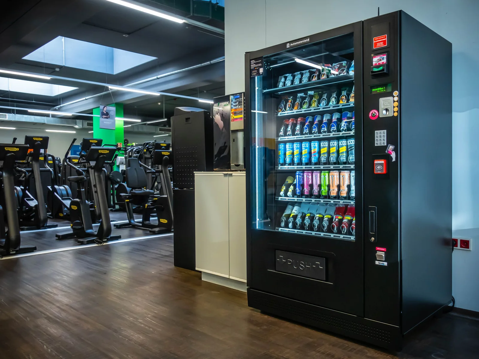 Mietautomat von PANTAS im Betrieb