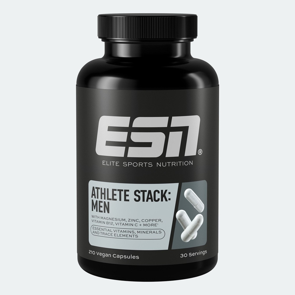 ESN Athlete Stack: Men (Update) 210 Kaps.